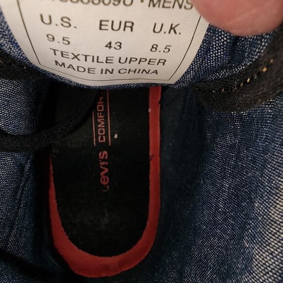 LEVIS EUC MENS SZ 9.5 JEAN LUG BOOTS main image 5